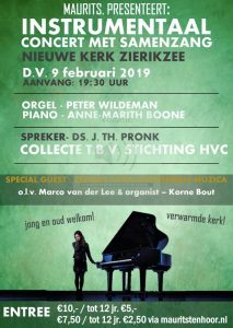 Nieuwe kerk te Zierikzee instrumentaal concert