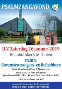 Rehobothkerk te Tholen psalmzangavond