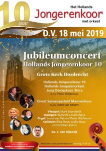 Grote kerk te Dordrecht jubileumconcert Hollands Jongerenkoor