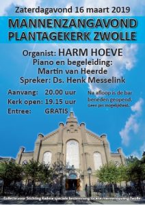 Mannenzang in de Plantagekerk van Zwolle