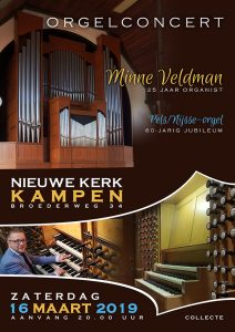 Nieuwe kerk te Kampen orgelconcert Minne Veldman