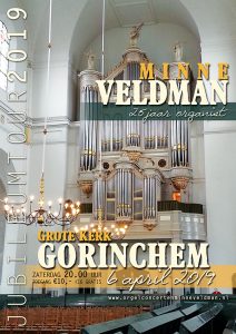 Grote kerk te Gorinchem Minne Veldman 25 jaar organist