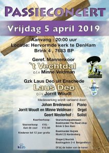 Hervormde kerk te Den Ham passieconcert