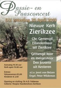 Nieuwe kerk te Zierikzee Passie en paasconcert