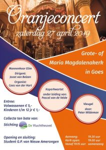 Maria Magdalenakerk in Goes oranjeconcert