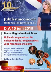 Maria Magdalenakerk te Goes jubileumconcert Hollands Jongerenkoor