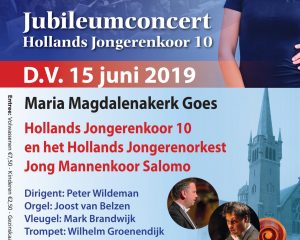 Maria Magdalenakerk te Goes jubileumconcert Hollands Jongerenkoor