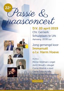 Schuilplaats te Urk passie en paasconcert