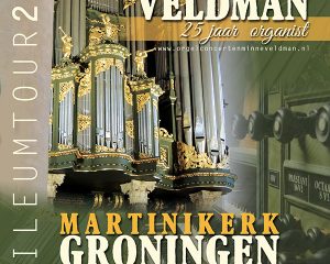 Martinikerk in Groningen met organist Minne Veldman