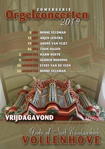 Grote kerk te Vollenhove organist minne veldman 5-7-2019