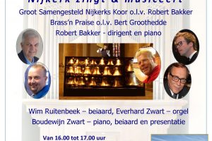Nijkerk en zingt en musiceert in de Fontein