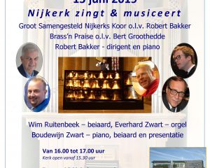 Nijkerk en zingt en musiceert in de Fontein