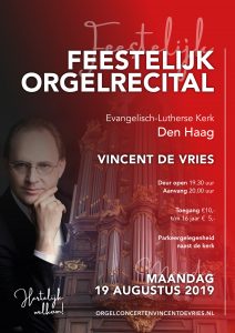 Evangelisch-Lutherse Kerk te Den Haag met Vincent de Vries