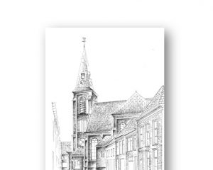 Grote kerk te Genemuiden psalmen zingen naar de zondag