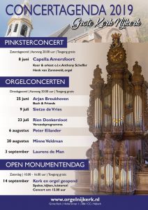 Grote kerk te Nijkerk orgelconcert met Laurens de Man