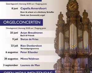 Grote kerk te Nijkerk orgelconcert met Laurens de Man