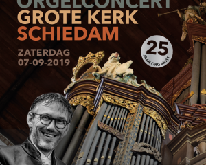Grote kerk te Schiedam orgelconcert met Marco den Toom