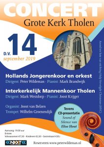 Grote kerk van Tholen concert Hollands Jongerenkoor
