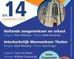 Grote kerk van Tholen concert Hollands Jongerenkoor