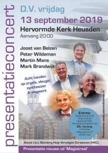 Hervormde kerk van Heusden cd presentatie Magistraal