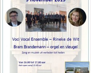 De Fontein te Nijkerk zaterdagmiddagmuziek met Voci Vocal Ensemble