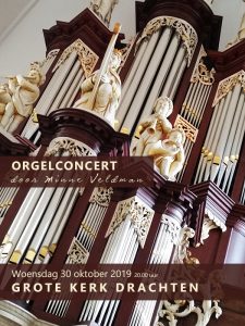 Grote kerk te Drachten orgelconcert met Minne Veldman