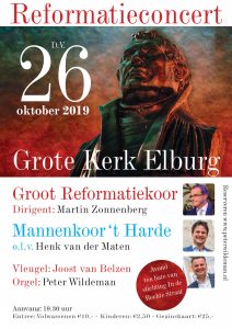 Grote kerk te Elburg reformatieconcert met Groot Reformatiekoor