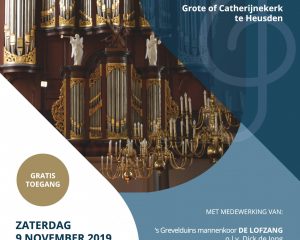 Grote kerk te Heusden kooravond met Cantilena uit Werkendam