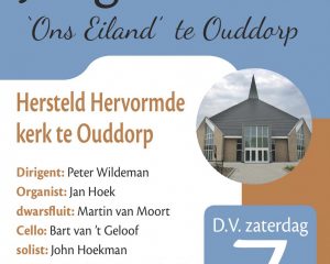 Jongerenkoor Ons Eiland presentatieconcert in Ouddorp