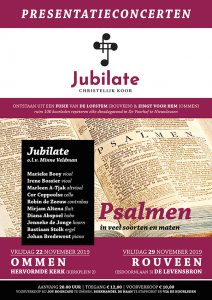 Ommen Christelijk koor Jubilate geeft presentatieconcert