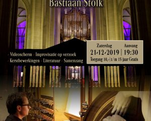 Bastiaan Stolk geeft kerstconcert in de Bovenkerk van Kampen