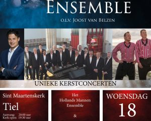 Christmas met het Hollands Mannenensemble in Tiel