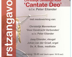 Sint-Joriskerk in Amersfoort kerstzangavond met Cantate Deo