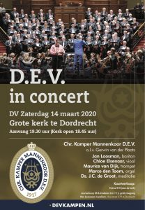 DEV in concert in de Grote kerk te Dordrecht