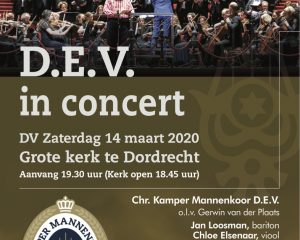 DEV in concert in de Grote kerk te Dordrecht