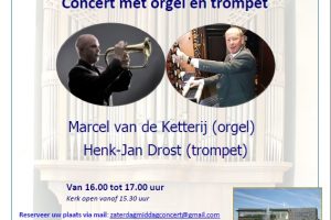 Zaterdagmiddagmuziek met orgel en trompet
