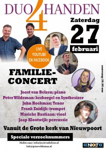 Familieconcert Duo 4 handen Grote kerk van Nieuwpoort