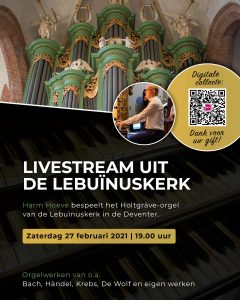 Lebuinuskerk te Deventer orgelconcert Harm Hoeve