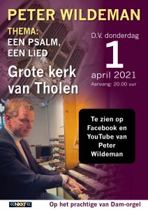 Thema een psalm en lied orgelimprovisaties Grote kerk van Tholen