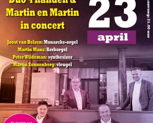 Martin en Martin en Duo 4 handen in concert op 23-4-2021