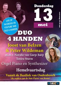 Basiliek van Oudenbosch op Hemelvaartsdag met Duo 4 handen