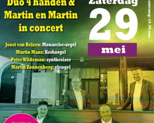 Feestelijk programma met Duo 4 handen en Martin en Martin vanuit Dordrecht