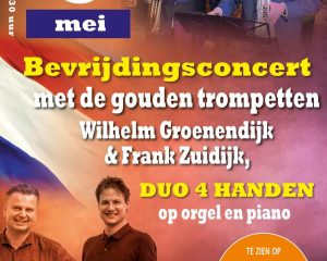 Gouden trompetten geven bevrijdingsconcert