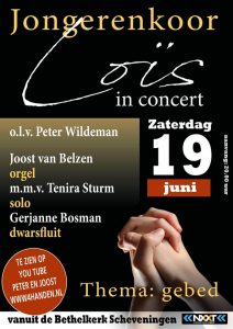 Bethelkerk te Scheveningen met jongerenkoor Loïs in concert