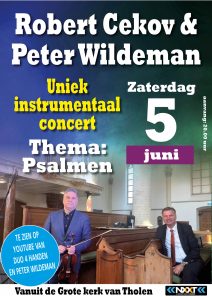 Robert Cekov en Peter Wildeman geven concert over psalmen