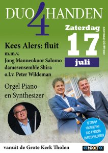 Kees Alers en Duo 4 handen vanuit de Grote kerk te Tholen