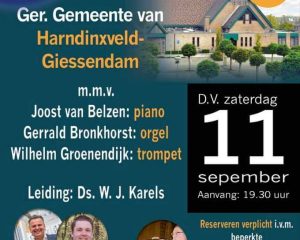 Hollands Jongerenkoor 11 geeft openingsconcert in de Ger. Gem. van Hardinxveld-Giessendam