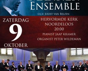 Hervormde kerk te Noordeloos met het Hollands Mannenensemble