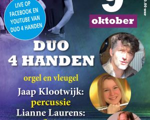 Alisa van Dijk en andere musici samen met Duo 4 handen