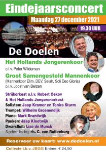 Eindejaarsconcert 2021 met Hollands Jongerenkoor